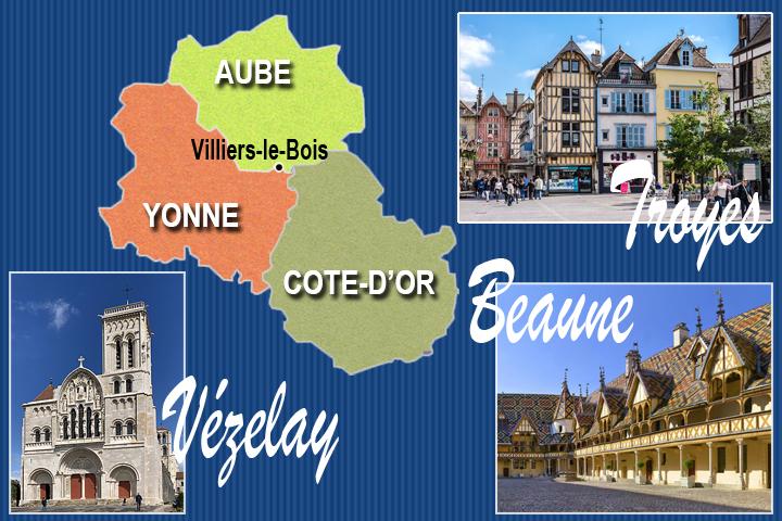 Aube / Yonne / Côte-d'Or
